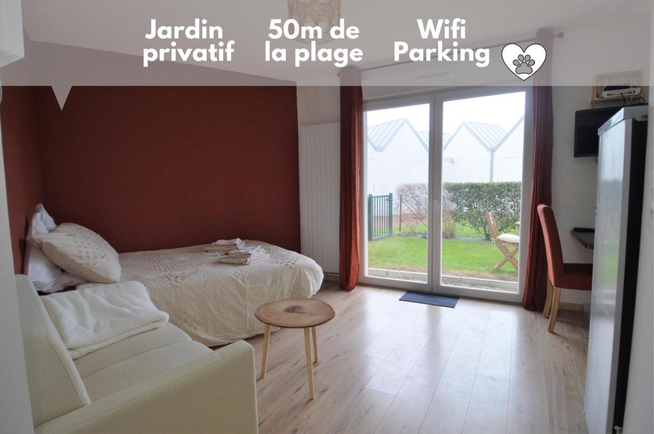 Jardin - à 50m de la plage - Wifi - Parking Courseulles-sur-Mer Exterior foto