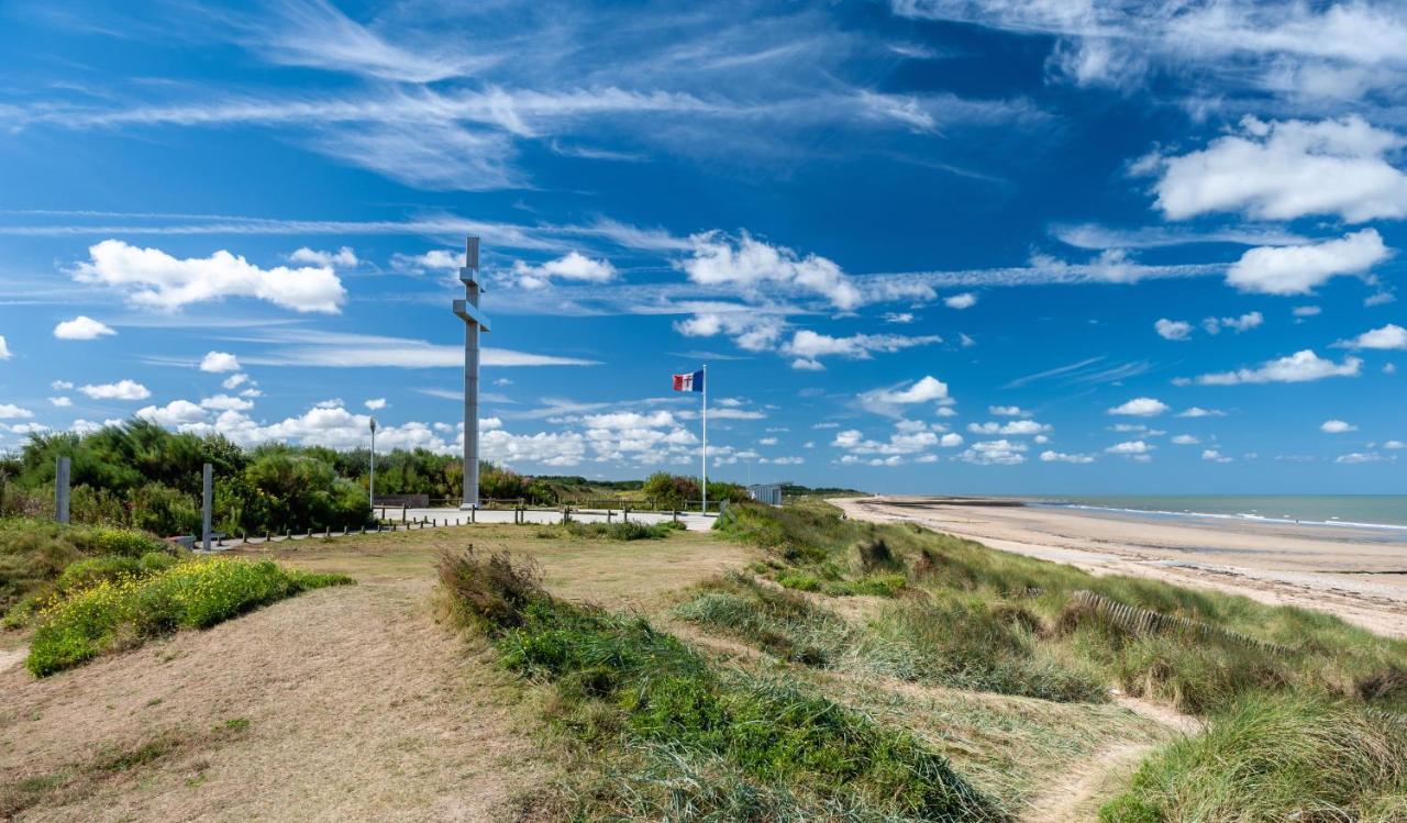 Jardin - à 50m de la plage - Wifi - Parking Courseulles-sur-Mer Exterior foto
